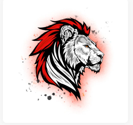 Lion Graffiti Bubble-free stickers